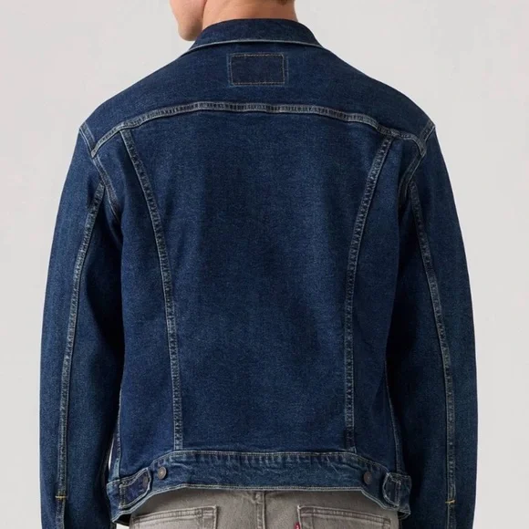 Levi’s Strauss &‎ Co Men Denim Blue Trucker Jacket Standard Fit size XL